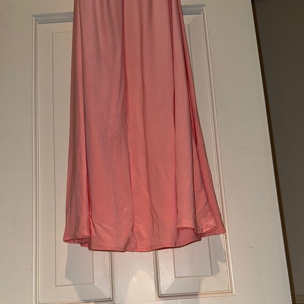 Cache Pink Ruched Embellished Gown - Picture 5 of 6